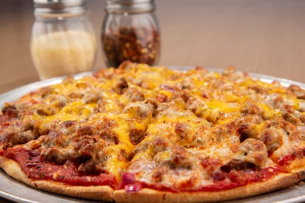 Bacon Cheeseburger Pizza
