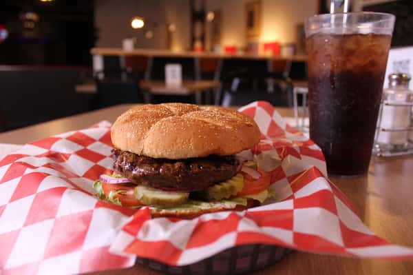 hamburger and cola