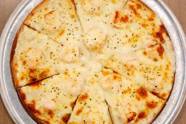 Shrimp Alfredo Pizza