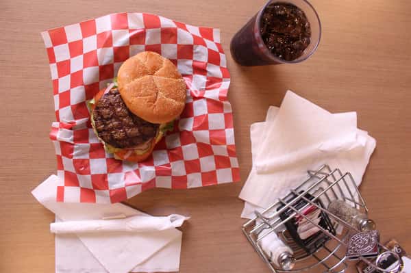 hamburger and cola