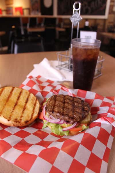 hamburger and cola