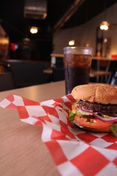 hamburger and cola