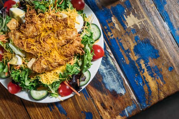 House Salad w/ Fried Chicken