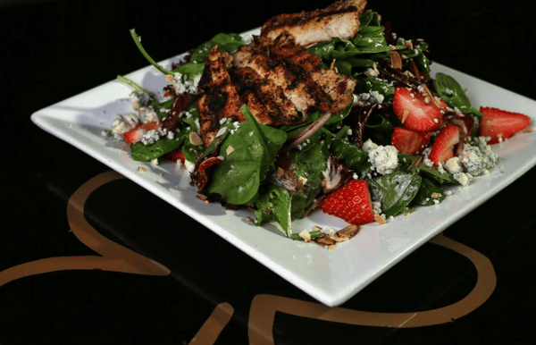 Seasonal Fruit Grilled Chicken Salad