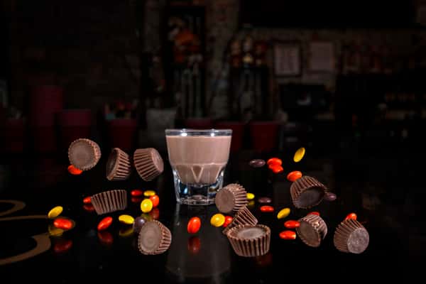 FROSTED Chocolate Peanut Butter Whiskey Shot