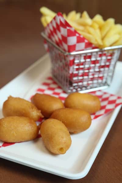 Midwest Fair-Style Mini Corn Dogs
