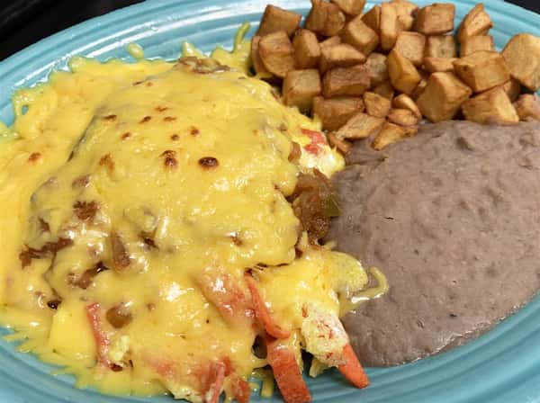 Chilaquiles & Cheese Plate