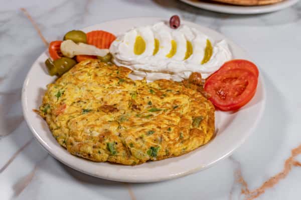 Vegetable Omelette Platter