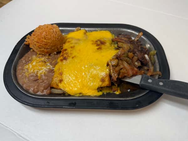 TWO FAJITA ENCHILADAS