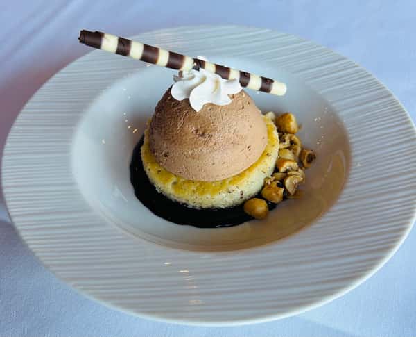 Hazelnut Chocolate Mousse Bombe
