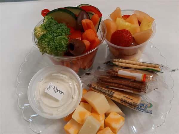 Covid-Friendly Hors d' oeuvre Plate