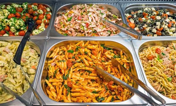 Buffet style catering
