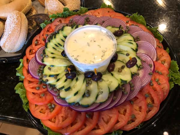 Deluxe Bagel And Cream Cheese Platter