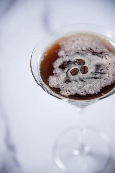 Cocktail drink with coffee