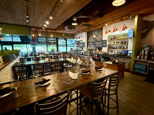Brookhaven bar area with high top