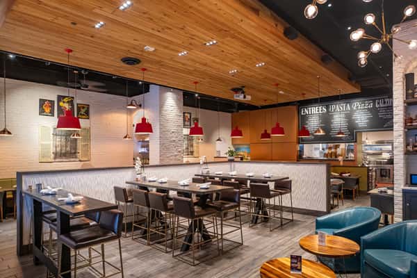 Spacious group dining