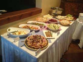 large catering table