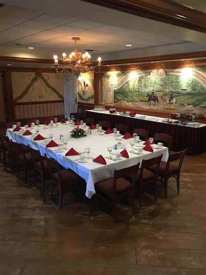 large decorated table