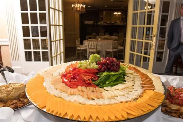 large round buffet tray