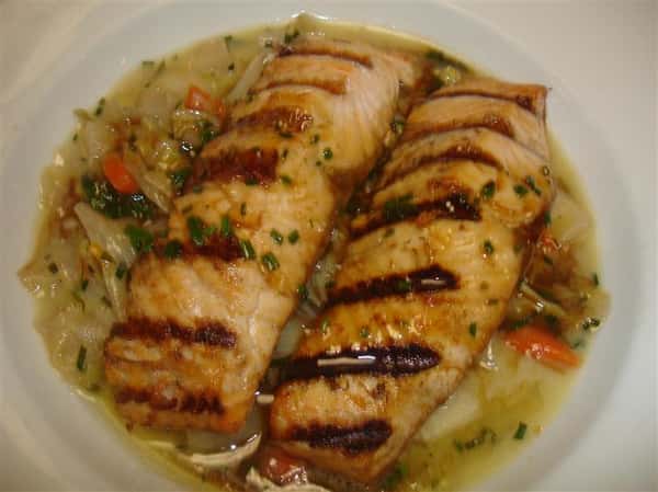 grilled salmon