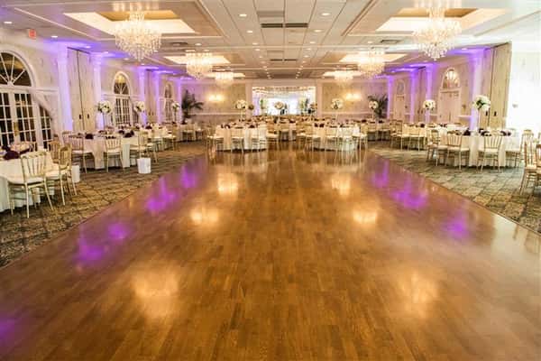 wide view of dining area