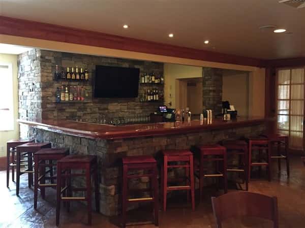bar area