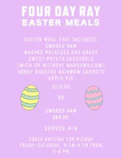 EASTER HAM ONLY