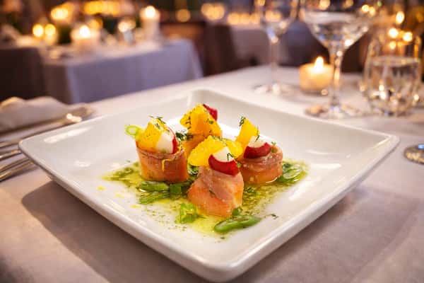 Smoked Salmon Sashimi