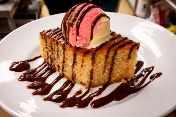 Greek Honey Cake à la Mode