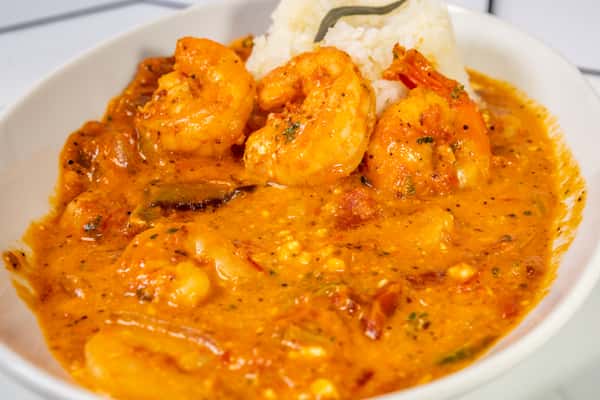 shrimp saganaki