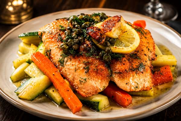 Salmon Piccata