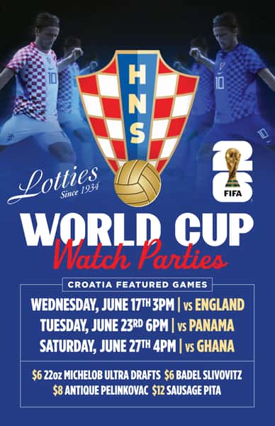 Croatia World Cup Watch Party 