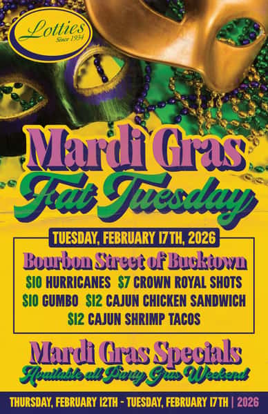 Lotties Fat Tuesday 2026