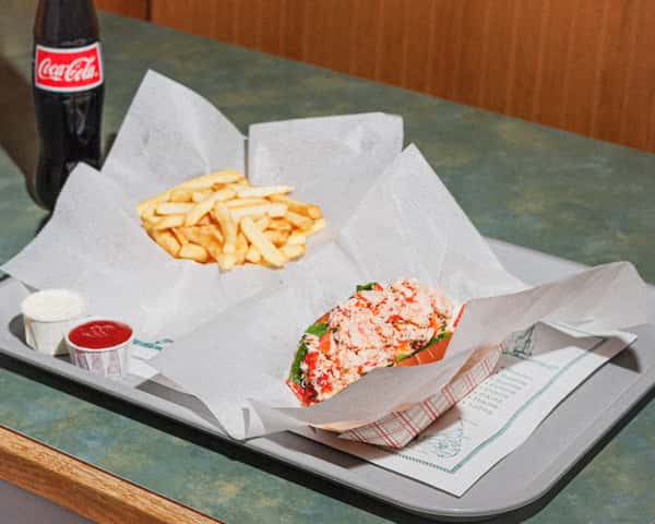 Lobster Roll with a Side