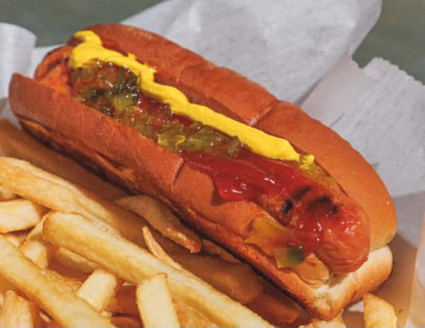 Grilled Hot Dog