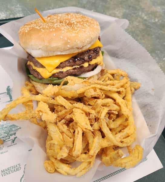 Double Beef Burger Plate