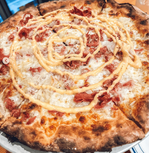 Reuben Pizza