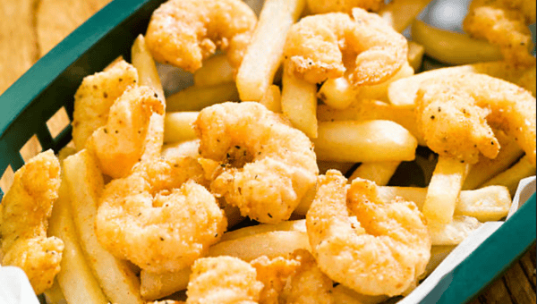 Popcorn Shrimp Basket