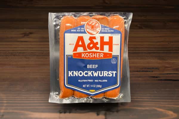 A & H All Beef Kosher Hotdogs
