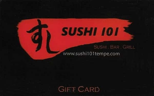 Sushi 101 Gift Card