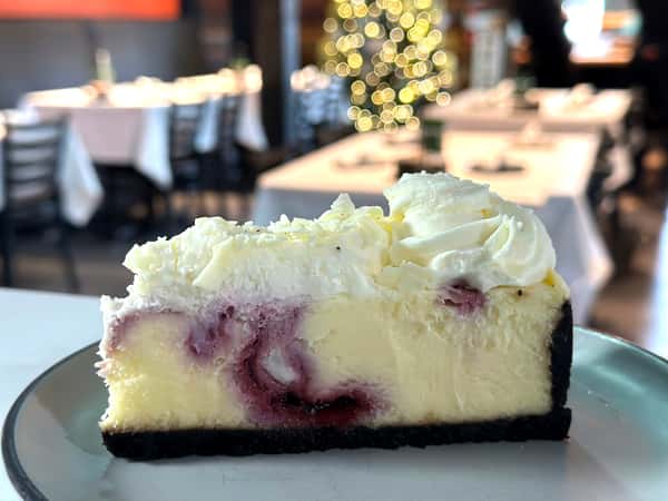 Cheesecake Factory White Chocolate Raspberry Swirl Cheesecake