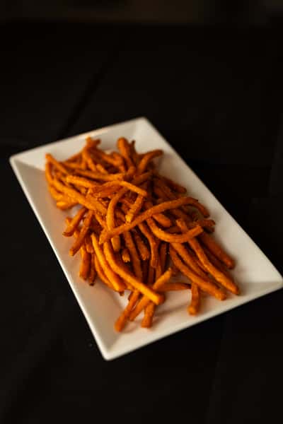 The crispiest and best sweet potato fries you will ever try.