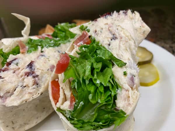 Vermont Style Chicken Salad Wrap