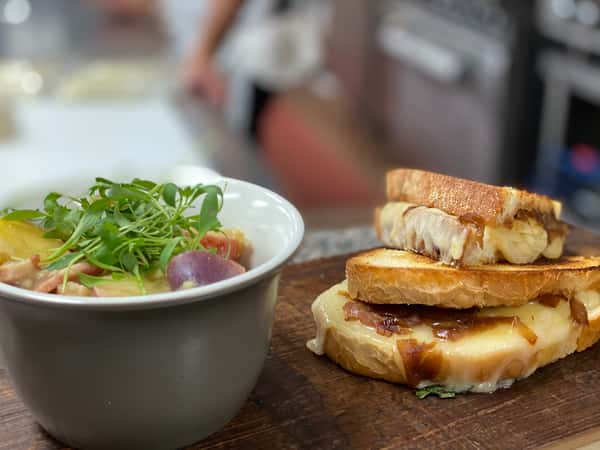 Half Sandwich and Soup or Salad
