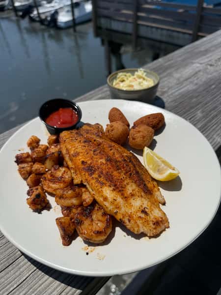 Blackened Seafood Platter