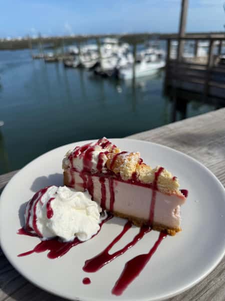 Raspberry Donut Cheesecake