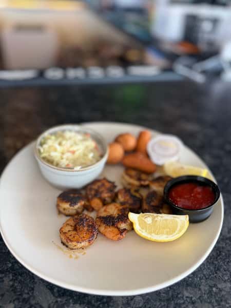 Blackened Shrimp Platter