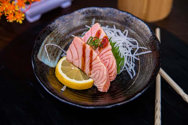 Seared Salmon Sashimi