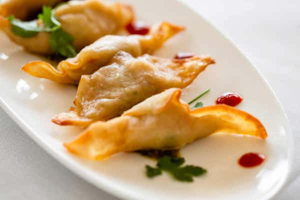 Lobster Potstickers (122 cal. each)