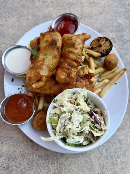 Beer Battered Fish & Chips